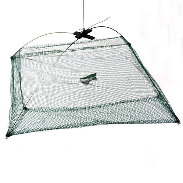 Foldable Fishing Trap Baits Cast Crab Minnow Crawdad Shrimp Dip Net