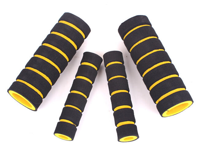 4pcs Motorcycle Handlebar Grip Cover Set Soft Non Slip Foam