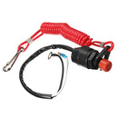 Quad Pit ATV Dirt Bike Kill Stop Switch With Safety Tether Cord