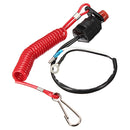 Quad Pit ATV Dirt Bike Kill Stop Switch With Safety Tether Cord