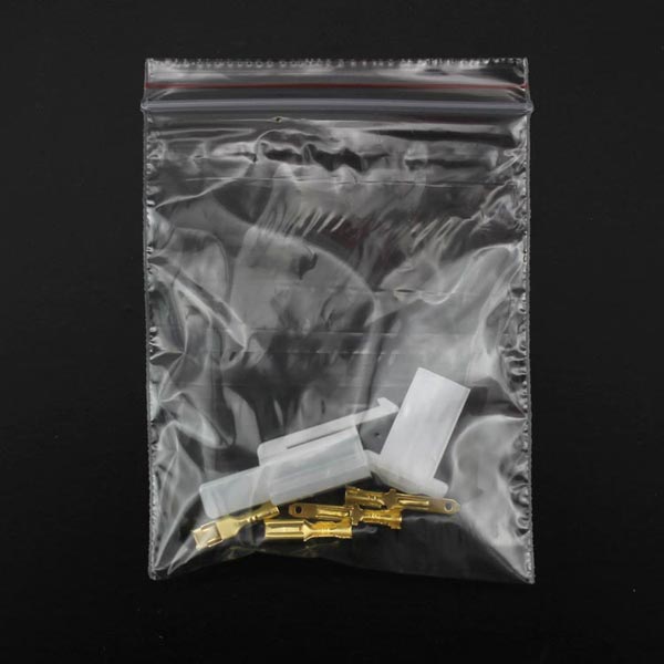 10sets 2.8mm Male Female 2 Flat Way Connectors Terminal