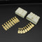 6.3mm Male Female 8 Way Connectors Terminal for Motorcycle Car