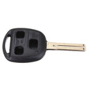3 Button Remote Key Fob Case Shell Blade For LEXUS IS200 GS300