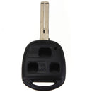 3 Button Remote Key Fob Case Shell Blade For LEXUS IS200 GS300