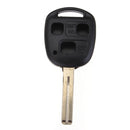 3 Button Remote Key Fob Case Shell Blade For LEXUS IS200 GS300