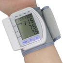 LCD Digital Sphygmomanometer Blood Pressure Monitor Heartbeat Meter