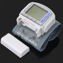 LCD Digital Sphygmomanometer Blood Pressure Monitor Heartbeat Meter