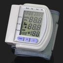 LCD Digital Sphygmomanometer Blood Pressure Monitor Heartbeat Meter
