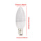 B15 3W 10 SMD 2835 AC 220-240V White/Warm White LED Candle Light Bulb