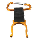 IPRee Camping Hiking Water Bottle Carabiner Buckle D Shape Strap Keychain Holder