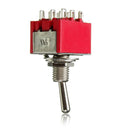5Pcs Mini Toggle Switch For 3PDT 2 Position On-On 9-PIN