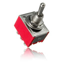 5Pcs Mini Toggle Switch For 3PDT 2 Position On-On 9-PIN