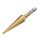 3-13MM Step Drill HSS Straight Flute Pagoda Drill Hexagon Shank