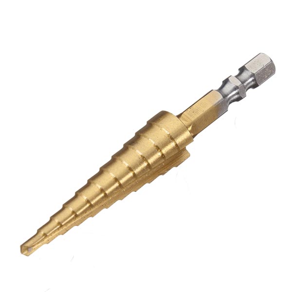 3-13MM Step Drill HSS Straight Flute Pagoda Drill Hexagon Shank