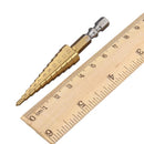 3-13MM Step Drill HSS Straight Flute Pagoda Drill Hexagon Shank