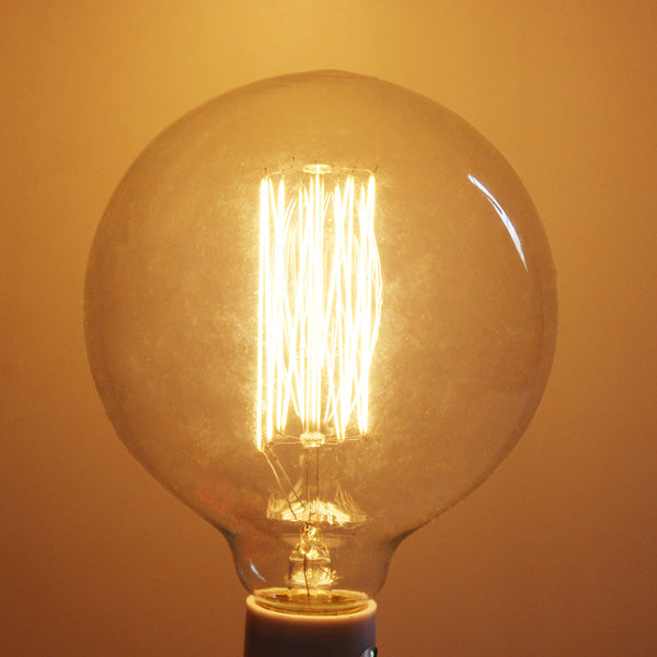 Incandescent Bulb E27 40W 220V G125 Globe Retro Edison Light Bulb