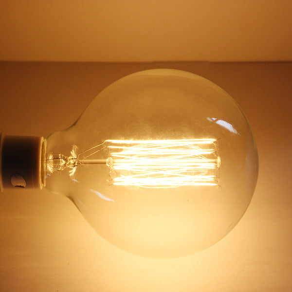 Incandescent Bulb E27 40W 220V G125 Globe Retro Edison Light Bulb