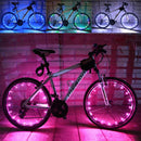 Bike Bicycle Wheel Valve Spoke LED Light Lamp Reflector