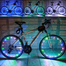 Bike Bicycle Wheel Valve Spoke LED Light Lamp Reflector