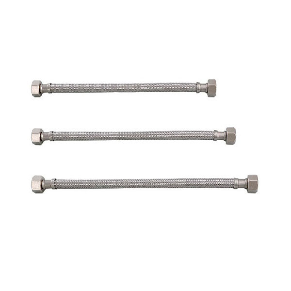Stainless Steel Weave Water Supply Hose Bathroom Double Head Pipe