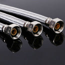 Stainless Steel Weave Water Supply Hose Bathroom Double Head Pipe