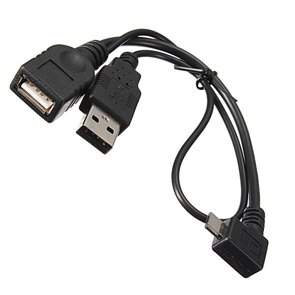Micro USB Host OTG Cable With USB Power For Samsung Galaxy Note i9220