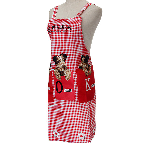 Cartoon Dog Apron Waterproof Kitchen Apron Woman Man Apron Kitchen Apron