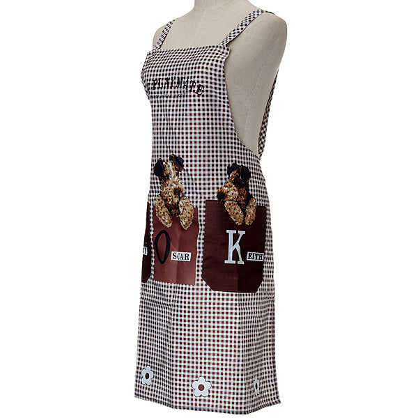 Cartoon Dog Apron Waterproof Kitchen Apron Woman Man Apron Kitchen Apron