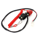 Motorcycle QUAD ATV Engine Stop Closed Tether Kill Switch Push Button