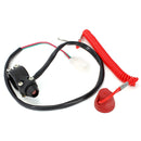 Motorcycle QUAD ATV Engine Stop Closed Tether Kill Switch Push Button