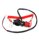 Motorcycle QUAD ATV Engine Stop Closed Tether Kill Switch Push Button