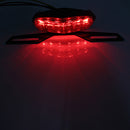 6LED Motorcycle Quad Scooter SMD Number Plate Tail Light Triangle