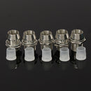 5 pcs 5mm Bezel LED Light Holder Chrome Metal Rubber Base Solid Construction