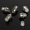 5 pcs 5mm Bezel LED Light Holder Chrome Metal Rubber Base Solid Construction
