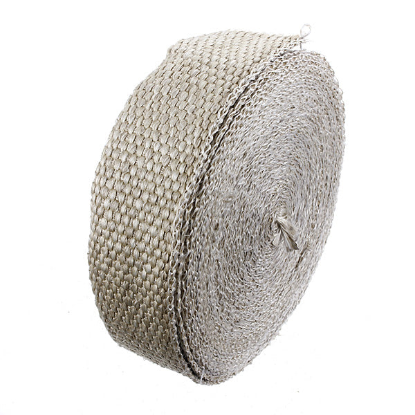 5cmx15m Exhaust Insulator Header Down Pipe Heat Wrap High Temp