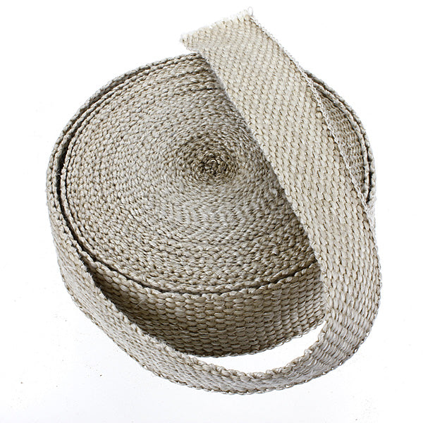 5cmx15m Exhaust Insulator Header Down Pipe Heat Wrap High Temp