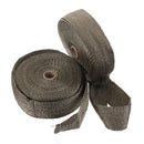 2 Rolls 2.5cm x 15m Titanium Exhaust Header Pipe Heat Wrap