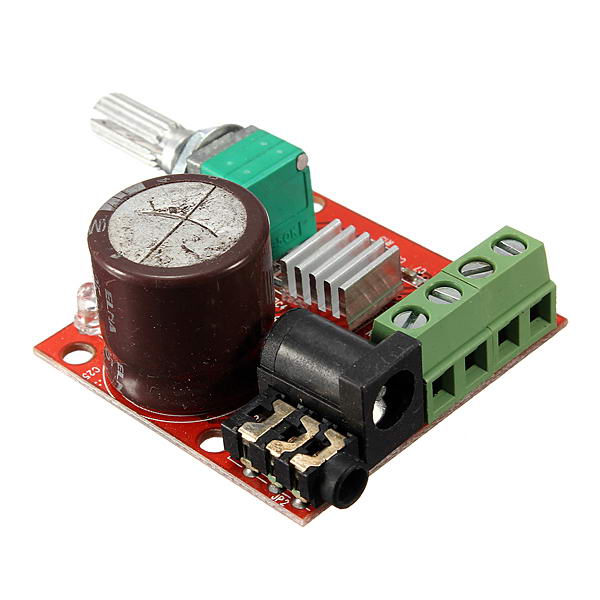 5Pcs 12V Mini Hi-Fi PAM8610 2X10W Audio Stereo Amplifier Board
