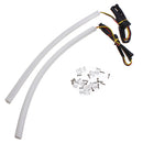 30cm White Amber Switchback Headlight LED Strip Drl Run Light