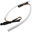 30cm White Amber Switchback Headlight LED Strip Drl Run Light