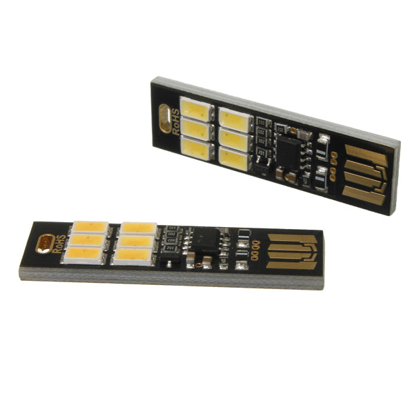 LUSTREON 1W 50LM Mini Touch Switch USB Mobile Power Camping LED Light Lamp