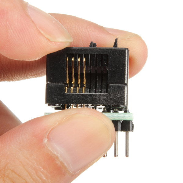 SOIC8 SOP8 To DIP8 EZ Socket Converter Module Programmer Adapter With 150mil