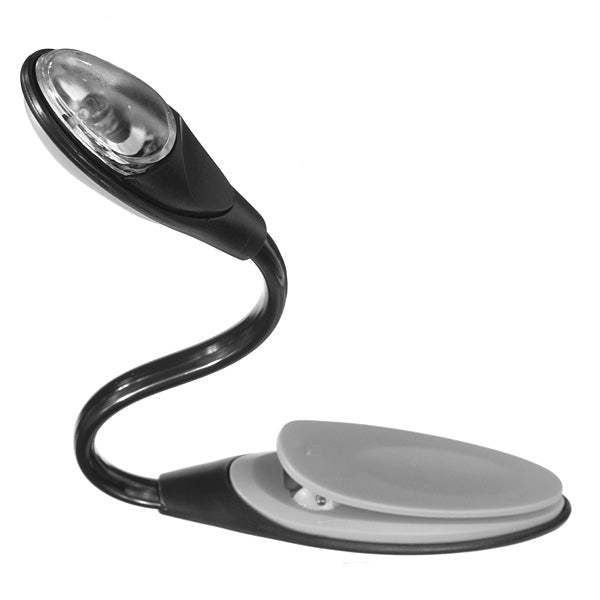 Mini Flexible Clip-on Bright Book Light LED Travel Book Reading Lamp
