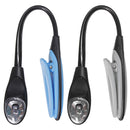 Mini Flexible Clip-on Bright Book Light LED Travel Book Reading Lamp
