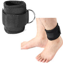 Fitness Ankle D Ring Straps Gym Weight Lifting Exercise Cuff Pulley Attachment Leg Strength Training Foot Support Buckle