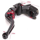 CNC Black Universal Motorcycle Left or Right Brake Clutch Lever Master Cylinder