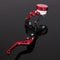 CNC Red Universal Motorcycle Brake Clutch Lever Master Cylinder