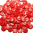 100pcs 2 Holes Mixed Color Round Resin Button Sewing Accessories