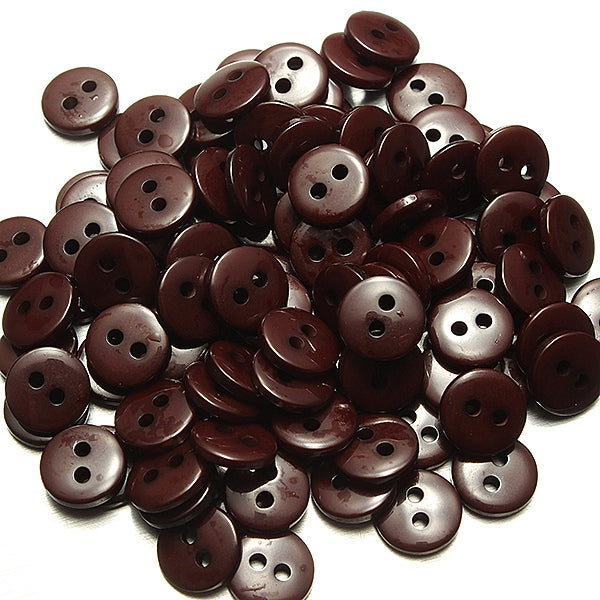 100pcs 2 Holes Mixed Color Round Resin Button Sewing Accessories