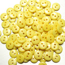 100pcs 2 Holes Mixed Color Round Resin Button Sewing Accessories